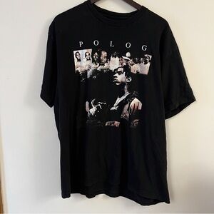 Polo G Rap Music Graphic T-Shirt Size Men’s XL Black/White Short Sleeves